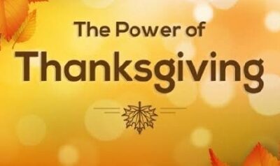 The Power Of Thanksgiving