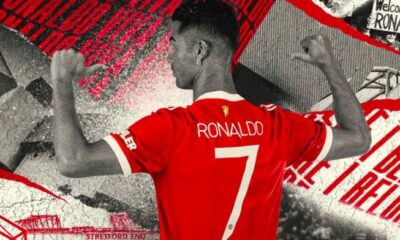 Ronaldo regain iconic no.7 shirt following return to Man Utd
