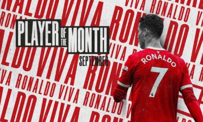 Cristiano Ronaldo voted Premier League player of the month