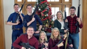 US Lawmaker Slammed For Gun-toting Christmas Tweet After School Shooting Angieisika blog