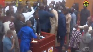 Punches Thrown In Ghanaian Parliament Over Electronic Payments Tax Agnesisika blog