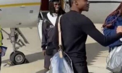 Shatta Wale: Burna Boy Arrives At Ghana With Private Jet Agnesisika blog