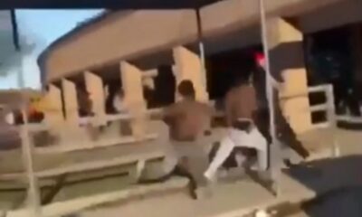 Students Chase Teacher, Beats Him Up And Breaks Him Arm In School Compound. (Video)