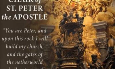 Feast Of The Chair Of St Peter The Apostle