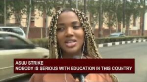 See Video Of Unilag Student Who Went Viral After Declaring Her Excitement Over ASUU Strike