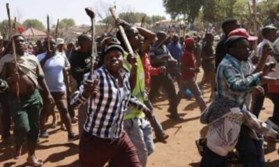 Xenophobia: Protesters Raise In South African Accusing Foreigners Of Stealing their Jobs