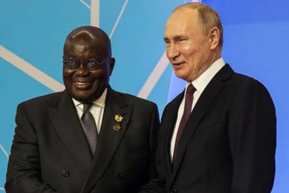 Vladimir Putin Writes Ghana On It's 65th Independence Anniversary