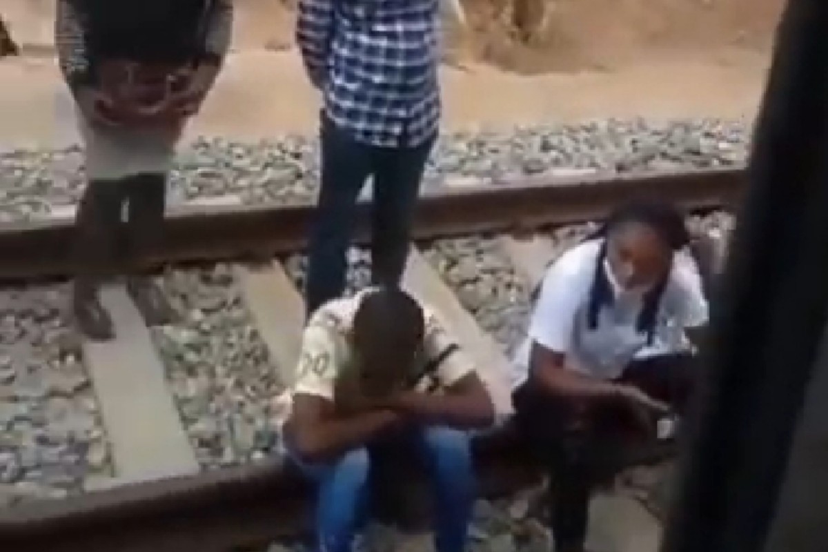 Lagos-Ibadan Railway Passengers Left Stranded As Train Stops MidWay (Video)