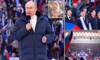 Vladimir Putin Holds Rally In Moscow (