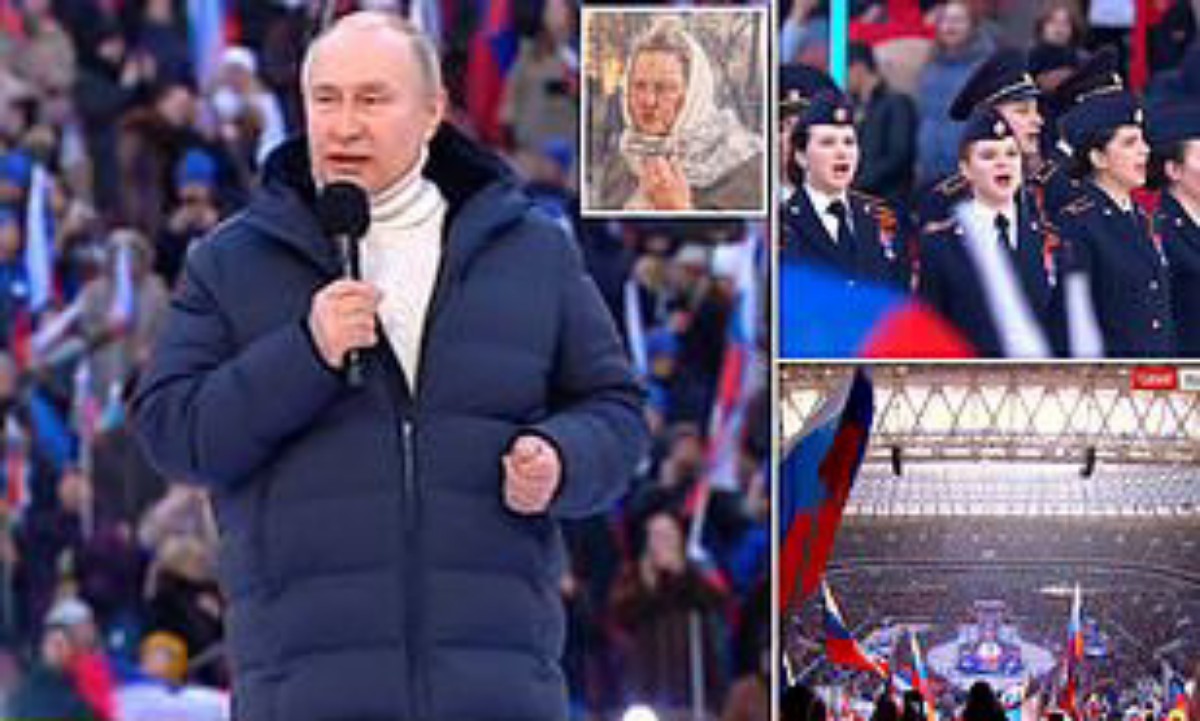 Vladimir Putin Holds Rally In Moscow (