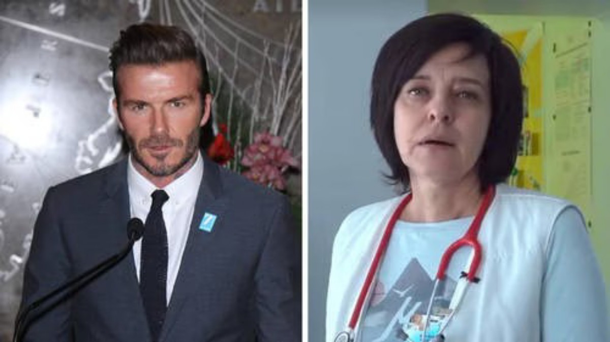 David Beckham Gives His Instagram Account To Hero Ukraine Doctor