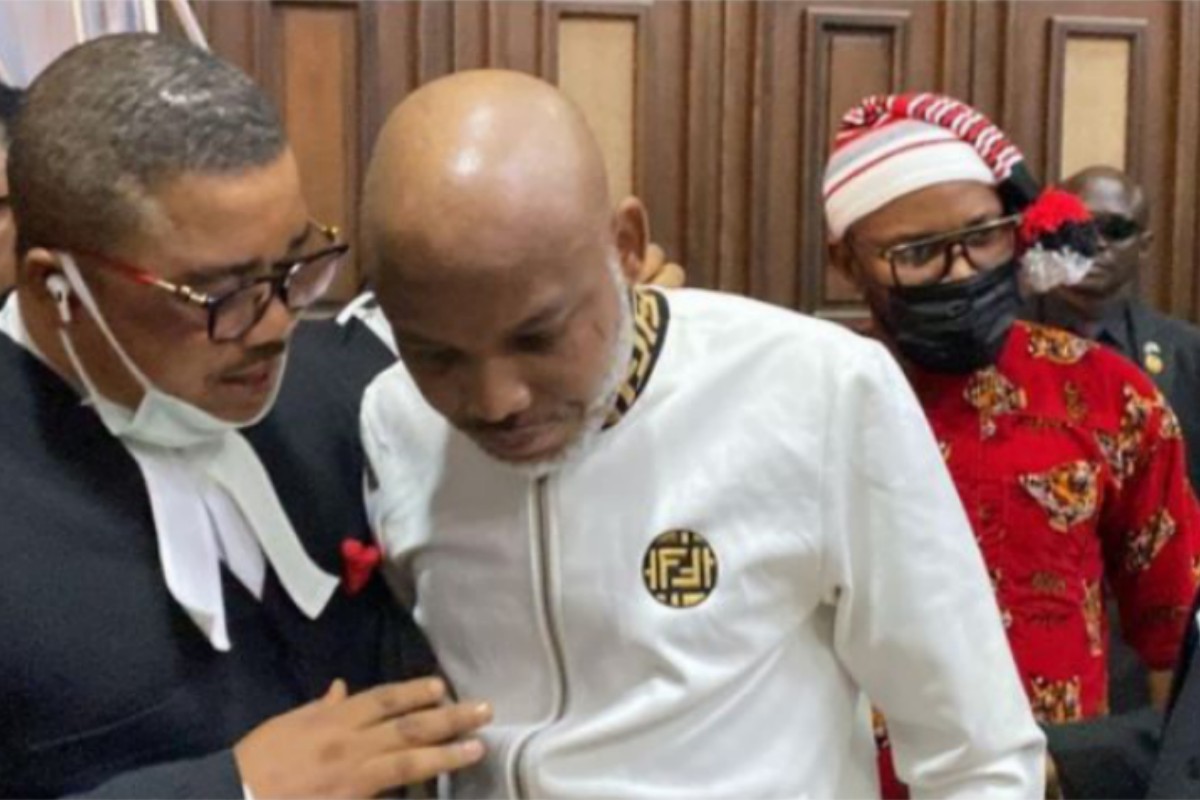 JUST IN: Court Cancels More Than Half Of 15 Charges Laid Against Nnamdi Kanu