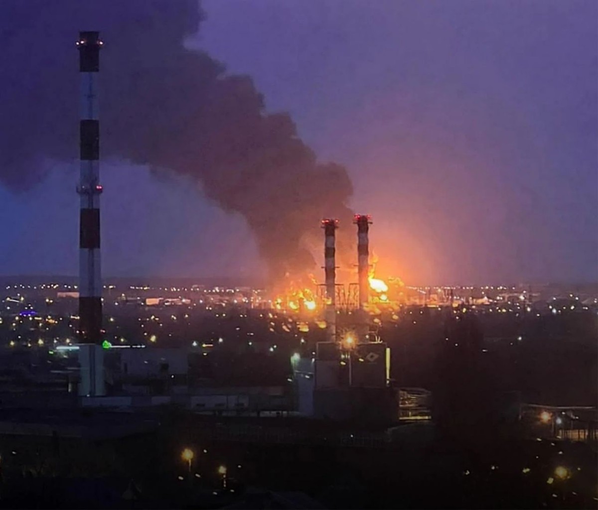Ukraine Accused Of Revenge Airstrike On A Major Russian Fuel Depot