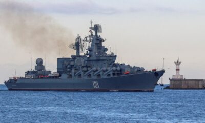 Huge Russian Warship BLOWN UP With Fears Of 300 Dead 'After Ukraine Missile Strike