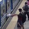 Lucky Woman Survives After Fainting And Falling Under A Moving Train (See Video).