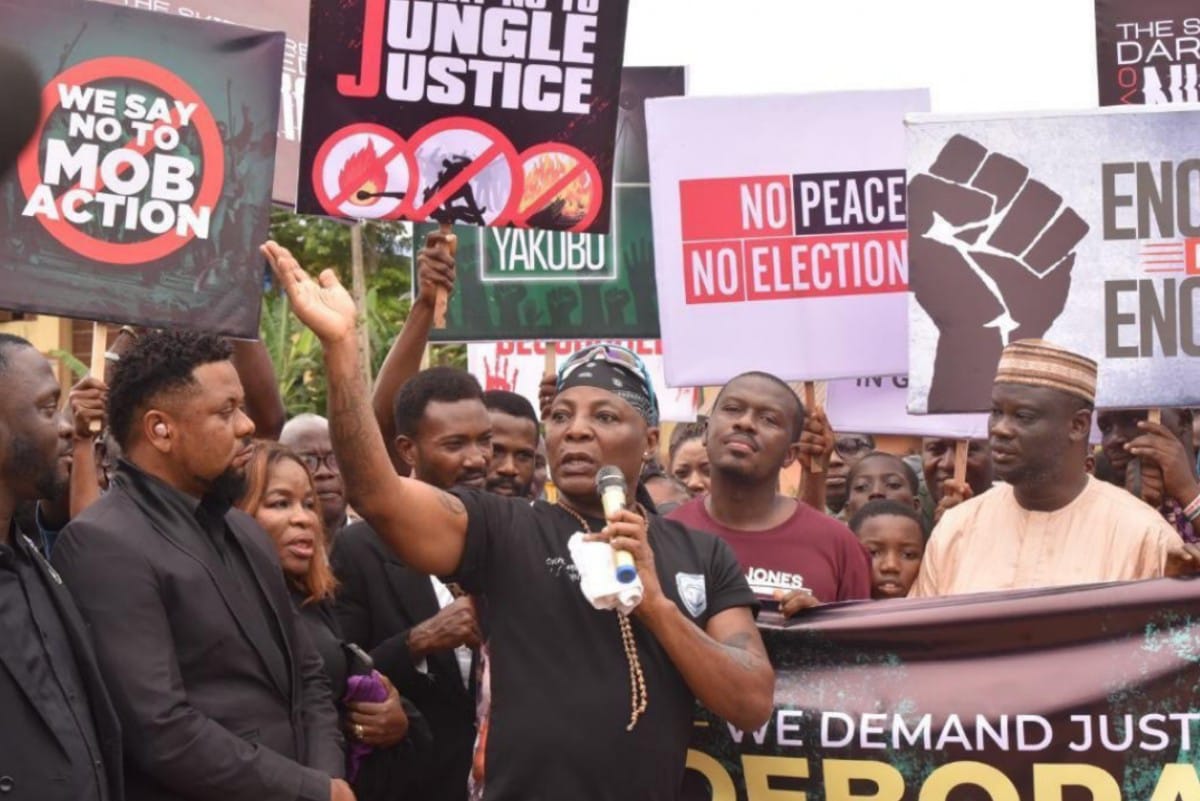 Deborah Samuel: Charly Boy Leads Protest Against Jungle Justice In Nigeria