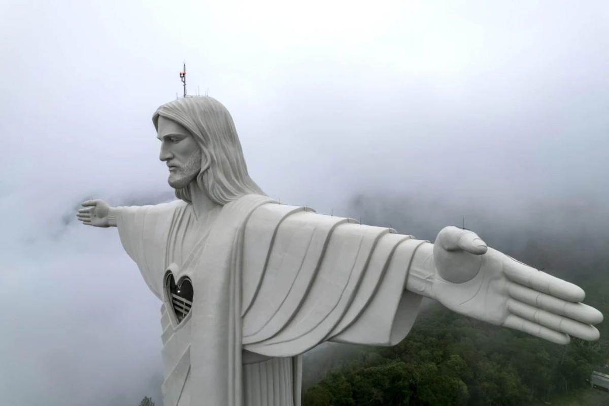 Check Out The New 140ft. Taller Statue Of Jesus Christ