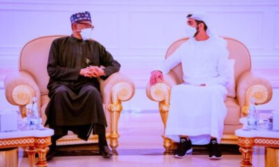 JUST IN: President Buhari Arrives UAE