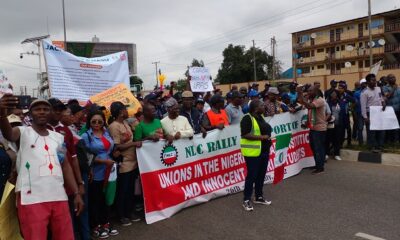 NLC President Leads Day 2 Protest Over University Unions Strike
