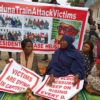 Relatives Of Kaduna Train Attack Victims Picket Transportation Ministry