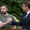 Macron, Zelensky To Travel Together For EU Summit In Brussels