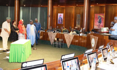 Buhari Swears In Seven ICPC Board Members