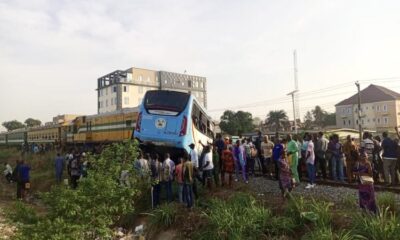Two Dead, Several Injured As Train Crushes BRT Bus In Lagos