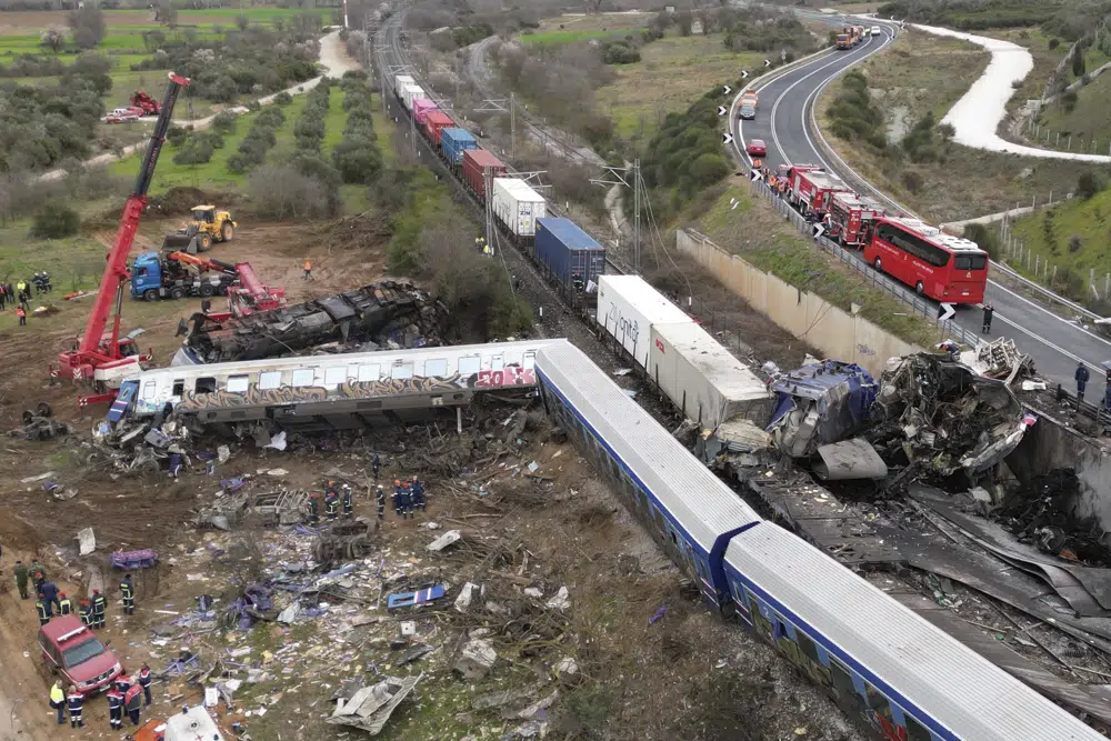 Head-on train crash in Greece kills 36, injures at least 85