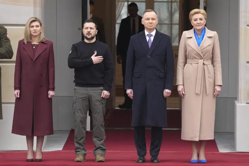 Zelenskyy visits Poland to thank ally and meet Ukrainians