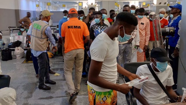 NEMA receives 144 stranded Nigerians from Niger Republic