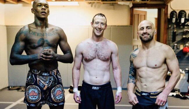 Cage Fight: ‘Elon Musk is in trouble’, reactions as Zuckerberg trains with Adesanya, Volkanovski