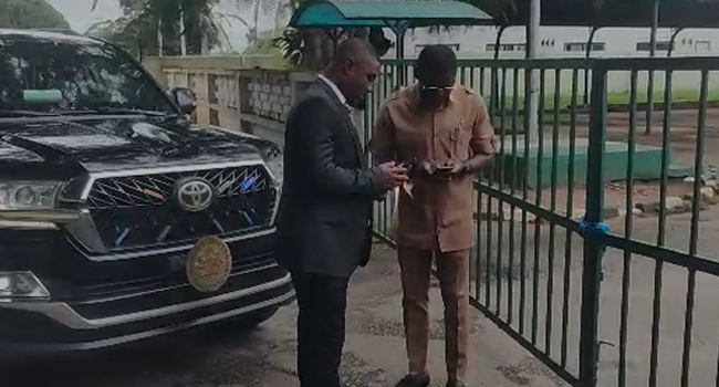 ‘I’m Standing By The Gate’: Shaibu Denied Access To Edo Govt House Office