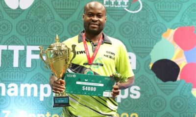Nigeria’s Quadri Aruna Retains ITTF African Championship Title