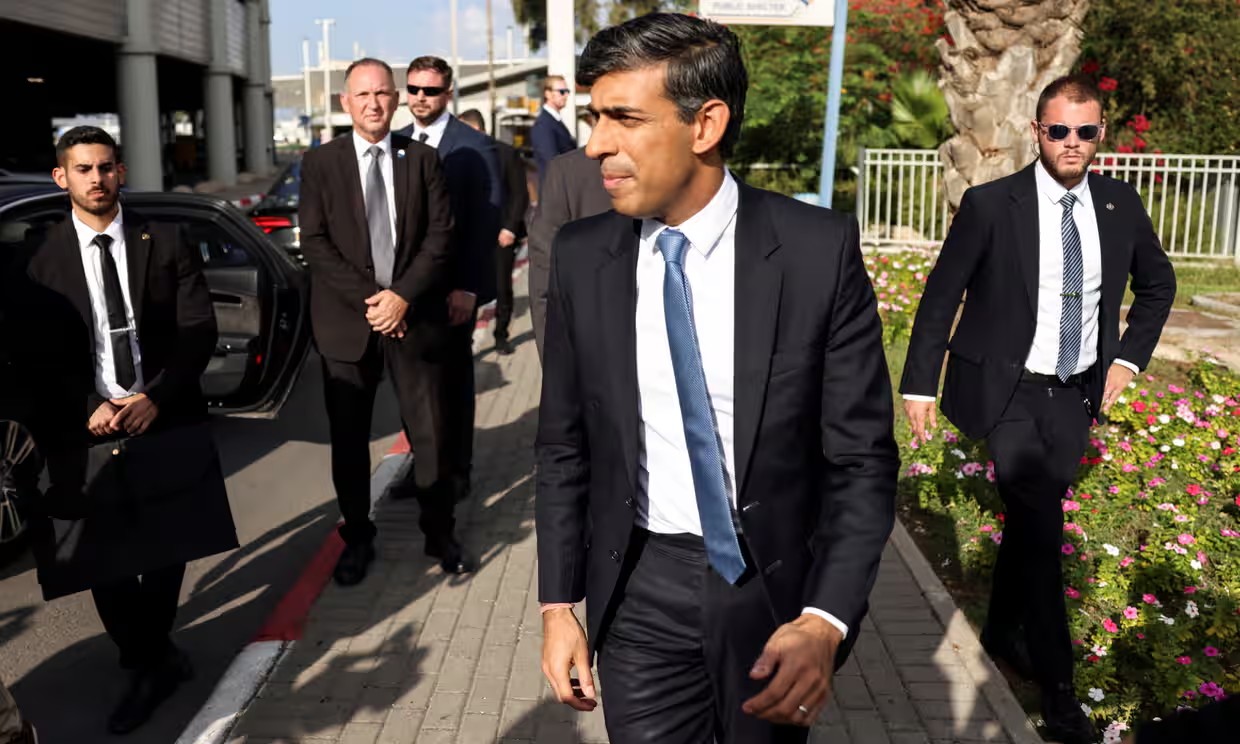 UK PM arrives in Israel for talks with Benjamin Netanyahu