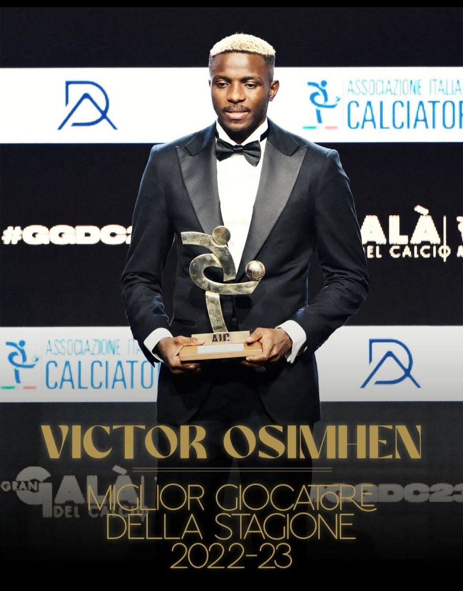Victor Osimhen Bags Italian FA Footballer Of The Year Gong