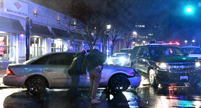 Security Scare Near Biden As Car Hits Motorcade