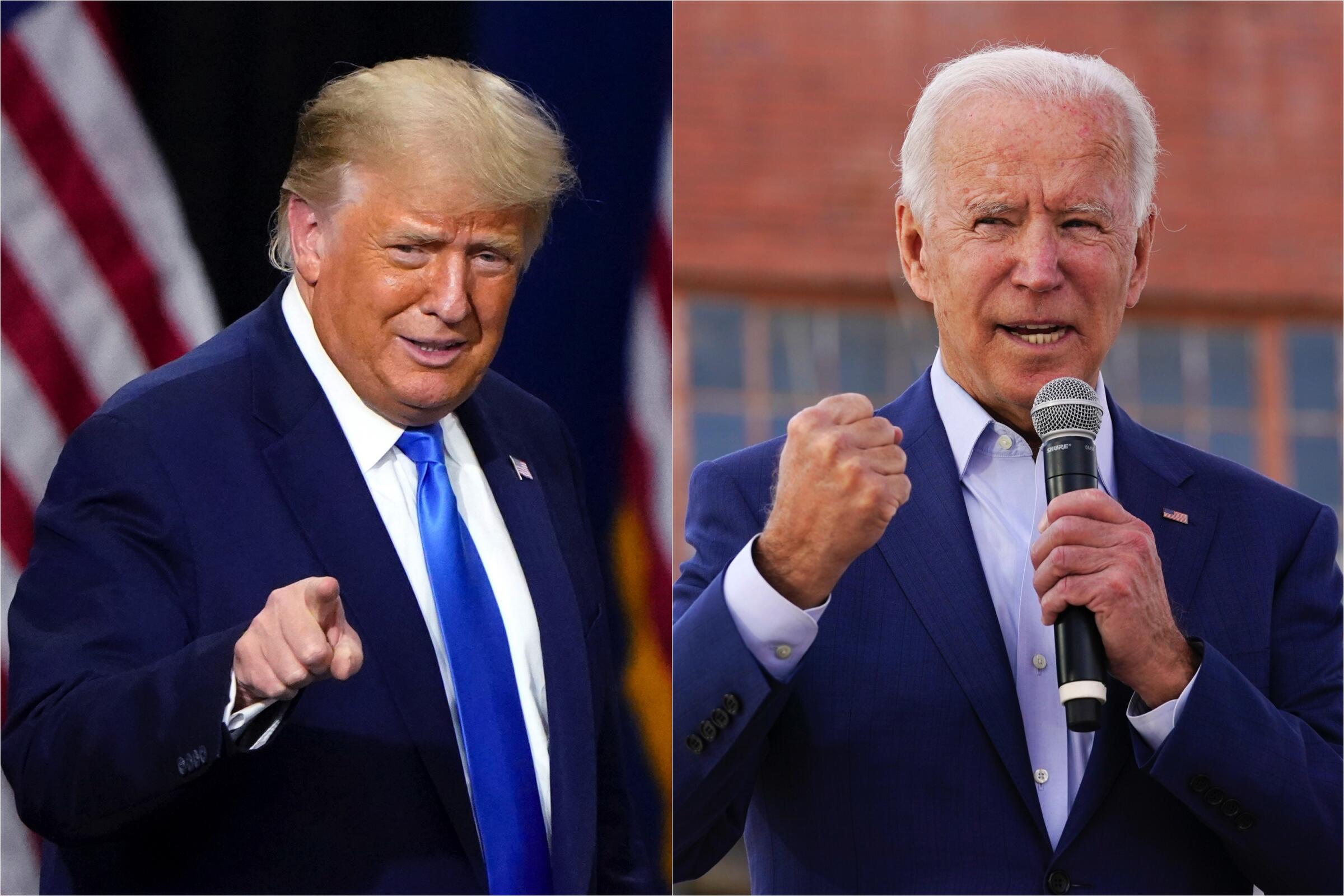 Biden, Trump Campaign In New York On Thursday