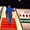Tinubu departs Lagos for Ramaphosa’s inauguration