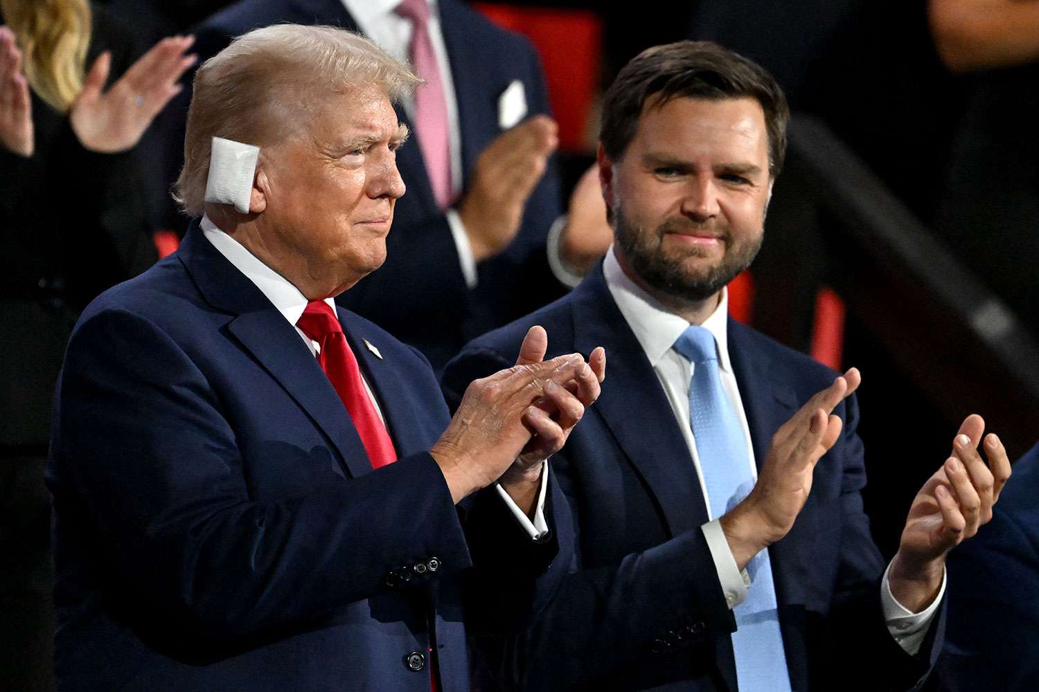 Trump Appears At Convention With Bandaged Ear After Shooting