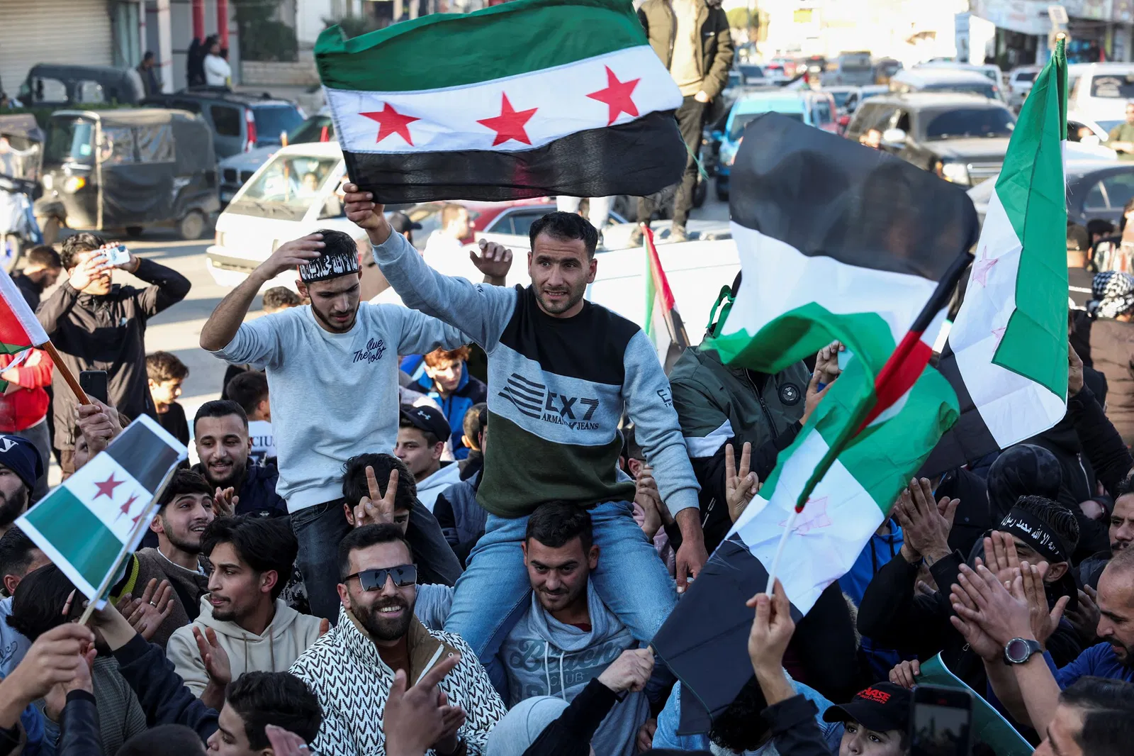Syrians Flock To Celebrate New Day After Assad’s Fall