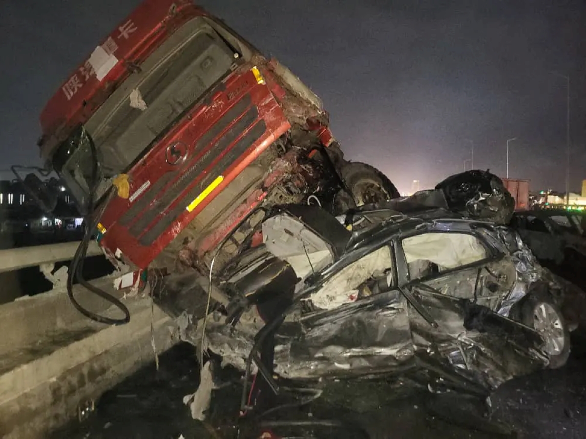 Police Inspector, Others Die In Lagos-Ibadan Expressway Multiple-Truck Crash