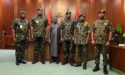 Tinubu Decorates New Service Chiefs