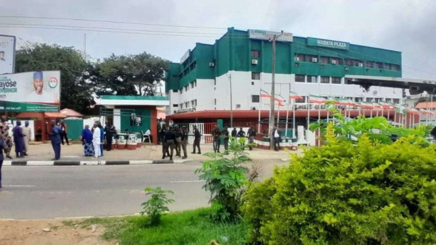 Police Cordon Off PDP National Secretariat Amid Leadership Crisis