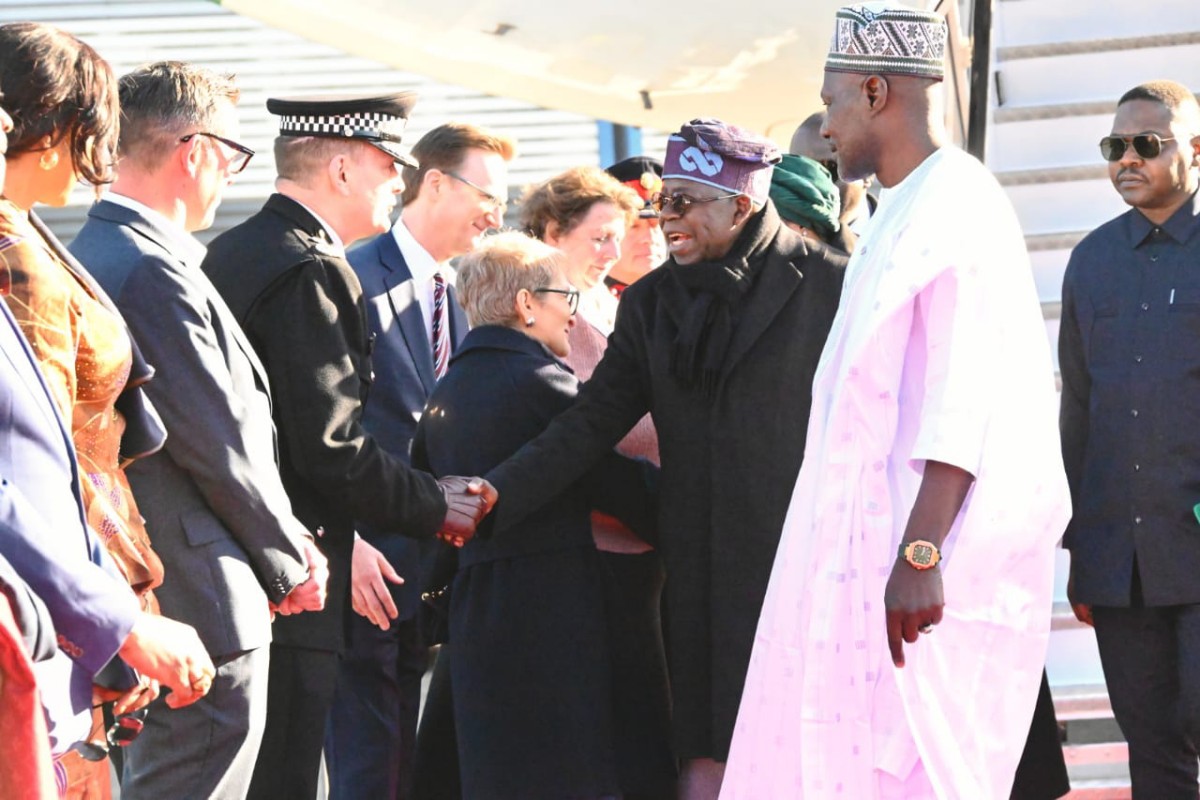 President Tinubu Arrives The UK 